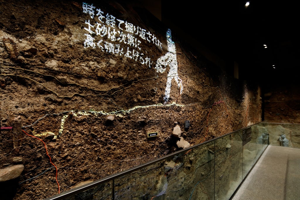 星くそ館 黒耀石鉱山展示室